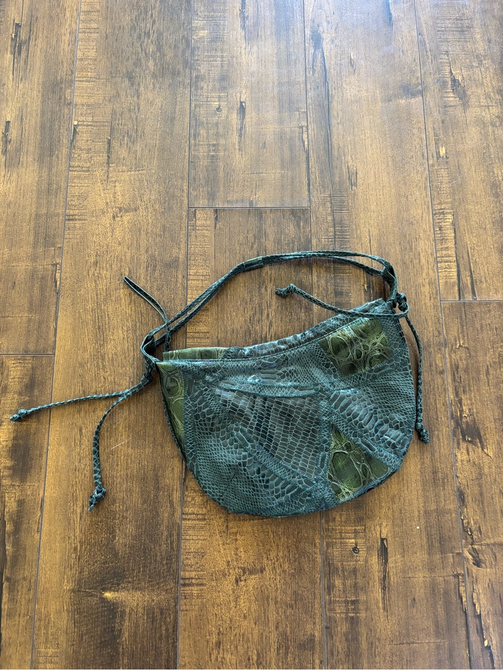 Carlos Falchi Embossed Shoulder Bag